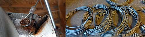 Garage door cables
